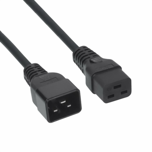 Кабель питания для UPC Gembird/ Cablexpert, 1.5м, С19 - C20, 16А, черный, с заземлением(PC-189-C19)