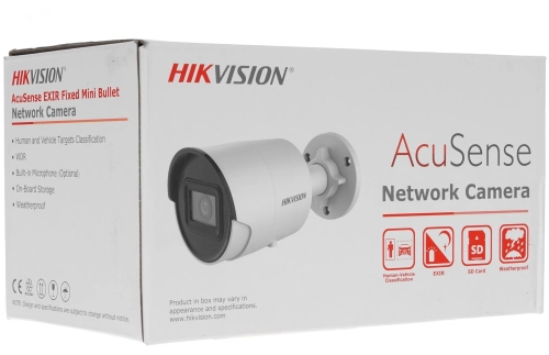 Камера видеонаблюдения IP Hikvision DS-2CD2023G2-IU(4MM)(D) 4-4мм цв. корп.:белый фото 8