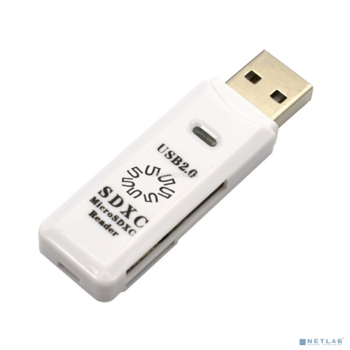 5bites RE2-100WH USB2.0 Устройство ч/ з карт памяти 0 / SD / TF / USB PLUG / WHITE