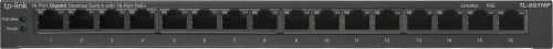TP-Link TL-SG116P Настольный коммутатор с 16 гигабитными портами PoE+, 16 гигабитных портов PoE+, 802.3af/ at, бюджет PoE — 120 В фото 7