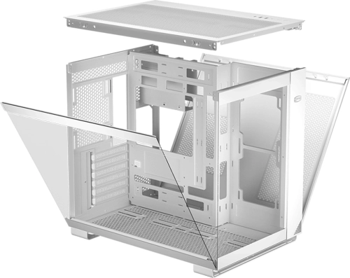 Корпус PcCooler C3 T500 BK белый без БП ATX 2xUSB3.0 1xUSB3.1 audio bott PSU (C3-T500WHD0-GL)