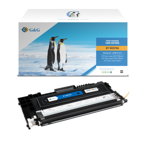Тонер-картридж G&G NT-W2070A черный 1000 страниц для HP Color Laser 179fnw/ 178nw/ 150nw