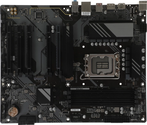 Материнская плата/ MB GIGABYTE INTEL B760 s1700, 4xDDR5(192GB), HDMI 2.0/DP, 1xPCIe 4.0x16, 4xPCIe 3.0x16, 1xLAN, 4xSATA 6Gb/s, 2xM.2, 1xUSB-C, 1xUSB 3.2, 4xUSB 2.0, 1xPS/2, ATX (B760 DS3H) фото 2