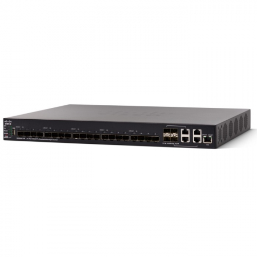Коммутатор Cisco SX550X-24F 24x SFP+ (SX550X-24F-K9-EU)