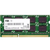 Модуль памяти Foxline DDR3L, SODIMM, 8GB, 1600MHz, PC3L-12800 Mb/s, CL11, 1.35V (FL1600D3S11L-8G)