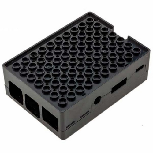 Корпус ACD RA182 Корпус ACD Black ABS Plastic Building Block case for Raspberry Pi 3 B/ B+ (CBPIBLOX-BLK) (494293) фото 2