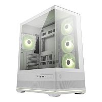 Корпус для ПК MSI MAG PANO 110R PZ WHITE, Global, 2xUSB 3.2 Gen 1, 1xUSB 3.2 Gen2 Type-C, 3x120mm ARGB Reverse Blade F (306-7G28W21-JA4)