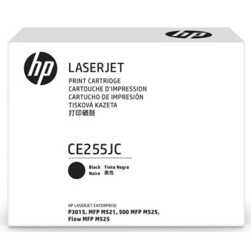 Картридж HP 55J, черный / 20000 страниц для LJ P3015/ M521/ M525 (белая упаковка) (CE255JC)