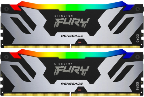 Память оперативная/ Kingston 32GB 6800MT/s DDR5 CL36 DIMM (Kit of 2) FURY Renegade RGB XMP (KF568C36RSAK2-32)
