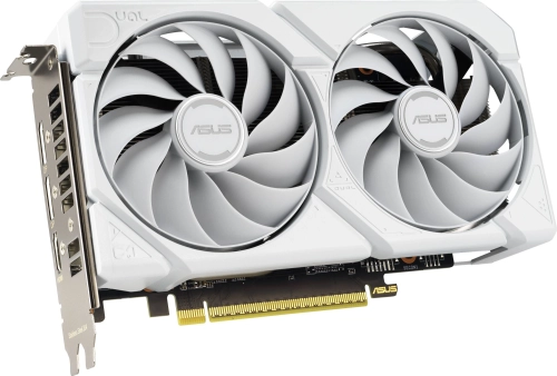 Видеокарта ASUS DUAL-RX9060XT-16G-WHITE//RX9060XT HDMI DP*2 16G D6; 90YV0LG3-M0NA00 фото 4
