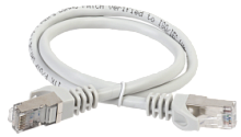 ITK Коммутационный шнур (патч-корд), кат.5Е FTP, 3м, серый (PC01-C5EF-3M)