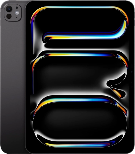 Планшет Apple iPad Pro 2025 A3357 M5 9C RAM12Gb ROM512Gb 11 OLED 2420x1668 iOS черный космос 12Mpix 12Mpix BT WiFi 10hr (MDWM4LL/A)