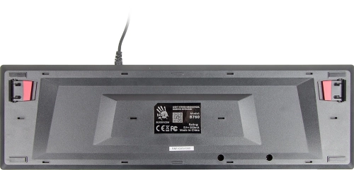 Клавиатура A-4Tech Bloody B760 механическая черный USB for gamer LED [1080494] (B760 GREY (BLACK SWITCH)) фото 4