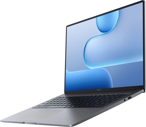 Ноутбук HONOR MagicBook X16 (5301ARGP) Ноутбук HONOR MagicBook X16 Intel Core Ultra 5 125H/16Gb (soldered D5)/SSD512Gb/UMA/16/IPS/WUXGA/1920x1200/60Hz/Win11/Grey/1.75kg (5301ARGP) фото 3
