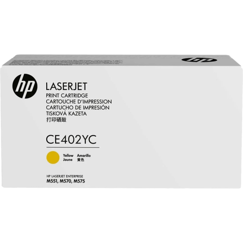 Контрактный картридж HP 507Y лазерный желтый увеличенной емкости (7800 стр) (CE402YC)