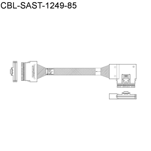 Кабель SuperMicro CBL-KIT-220U-TNR-22N Cable Kit with 11 NVMe cables for X12 Ultra 220U-TNR фото 4