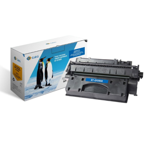 Тонер-картридж G&G NT-CF280X черный 6900 страниц для HP LaserJet Pro400 M401/ M425