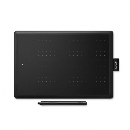 Графический планшет One by Wacom 2 Medium A5, 216x135 мм, 2540 lpi, USB, Black-red (CTL-672-N)