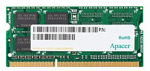 Apacer DDR3 4GB 1600MHz SO-DIMM (PC3-12800) CL11 1.5V (Retail) 512*8 3 years (AS04GFA60CATBGC/DS.04G2K.KAM)
