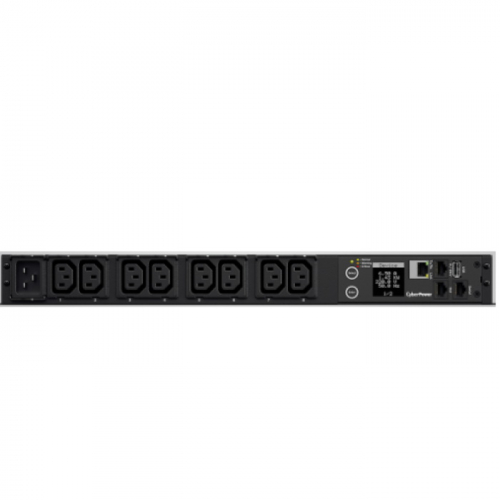 Блок распределения питания CyberPower PDU PDU71005 1U type, 16Amp, plug IEC 320 C20, (8) IEC 320 C13