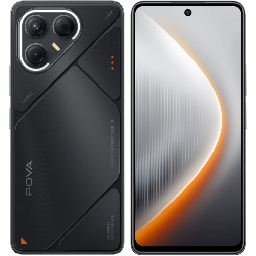 Смартфон Tecno POVA 7 5G 256Gb 8Gb черный моноблок 3G 4G 6.8