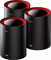 Wi-Fi Mesh-система/ AX3000 Wi-Fi 6 Mesh 2.5G Solution 3-Pack, Dual-Band, Chipset MT7981BA+MT7976CN+RTL8221B, 802.11ax/ac/a/b/g/n, 2402Mbps at 5GHz + 574Mbps at 2.4GHz, 2.5G WAN+GE LAN, 5 internal antennas, MU-MIMO, DDNS, Zerotier (M3000(3-PACK))