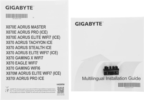 Материнская плата GIGABYTE X870 GAMING X WIFI7, AM5, X870, 4*DDR5, 4*SATA, 3*M.2, 4*USB 3.2, 4*USB 2.0, 2*Type-C, 3*PCIx16, HDMI, ATX фото 11