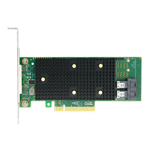 HBA-адаптер Broadcom 9400-8i SGL (05-50008-01) PCIe 3.1 x8 LP, Tri-Mode SAS/ SATA/ NVMe 12G HBA, 8port(2*int SFF8643), 3408 IOC (05-50008-01006 / 03-50008-16006)