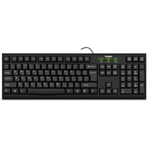 Клавиатура SVEN KB-S300 чёрная (104кл.) (SV-015756)