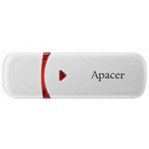 USB накопитель ApacerAH333 USB Flash AP64GAH333W-1 USB 2.0, 64GB White, (910714), RTL