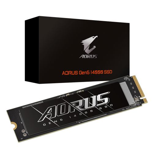 Твердотельный накопитель SSD Gigabyte 4TB M.2 2280 AORUS Gen5 14000 AG514K4TB PCI-Express 5.0x4, NVMe 2.0, 3D TLC NAND, Phison PS5026-E26