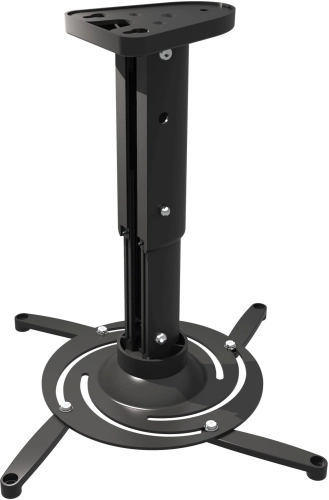 Cactus CS-VM-PR05M-BK черный Кронштейн для проектора макс.10кг настенный и потолочный поворот и наклон