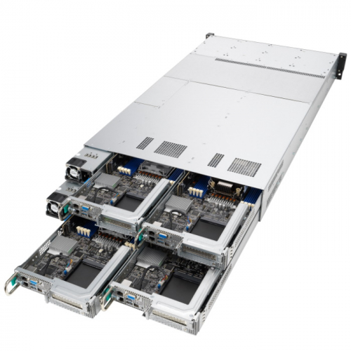 Серверная платформа 2U4N Asus RS720Q-E10-RS8U, 2 x Socket P+ (LGA 4189),16xDDR4, 8x2.5