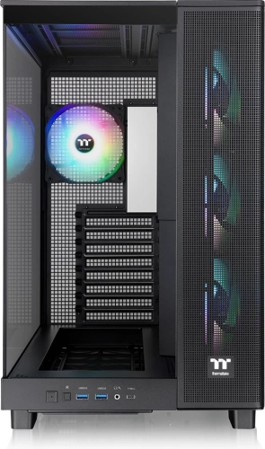 Корпус Thermaltake View 380 XL TG ARGB черный без БП E-ATX 2x120mm 2xUSB3.0 audio bott PSU (CA-11E-00M1WN-00) фото 4