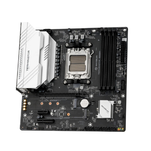 Материнская плата MAXSUN MS-Terminator B650M, AM5, B650, 4*DDR5, 4*SATA 3.0, 2*M.2, USB 3.2, USB 2.0, Type-C, 1*PCIE 16, 1*PCIE 4, 1*PCIE 1, HDMI+DP, mATX фото 2