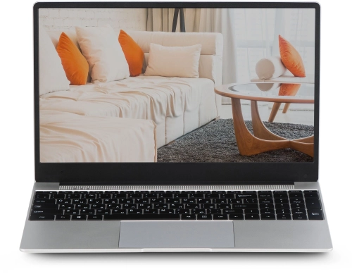 Ноутбук Azerty Memoir RB-1552 N-series N100 16Gb SSD256Gb Intel UHD Graphics 15.6 IPS FHD (1920x1080) Windows 11 Pro silver WiFi BT Cam 5000mAh (120-0614)