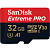 Карта памяти 32GB SanDisk Extreme Pro microSDHC SD Adapter (SDSQXCG-032G-GN6MA)