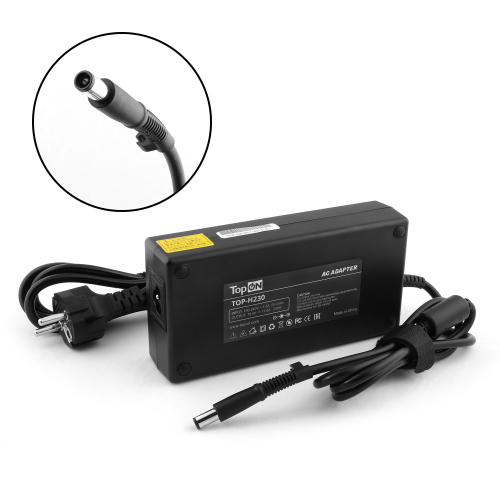 Блок питания TopON для ноутбука HP 19.5V 11.8A (7.4x5.0) 230W PN: HSTNN-DA12S (TOP-H230)