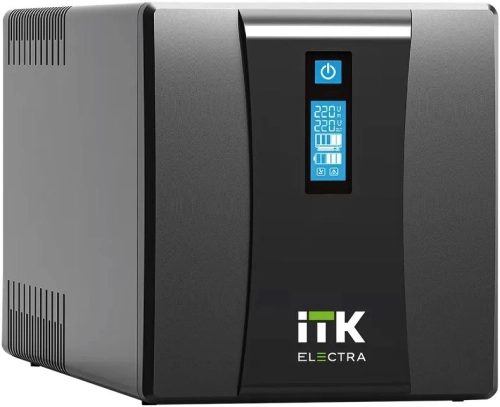 ITK ELECTRA ET ИБП 1,2кВА/720Вт с АКБ 2х7AH USB (EET-1200VA-1-002)