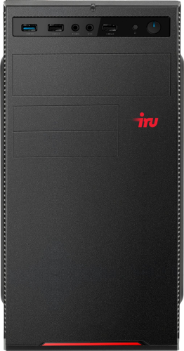 Компьютер IRU Home 310H5SE MT Core i5-11400 (2.6) 16Gb SSD240Gb DOS GbitEth 400W черный (1788615)