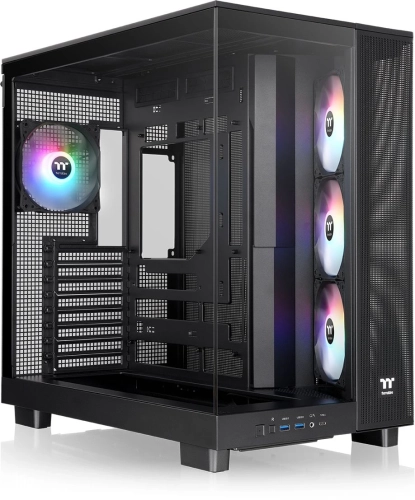 Корпус Thermaltake View 380 XL TG ARGB черный без БП E-ATX 2x120mm 2xUSB3.0 audio bott PSU (CA-11E-00M1WN-00) фото 2