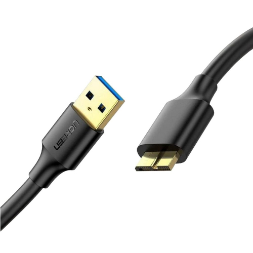 Кабель UGREEN US130 (10841) USB 3.0 A Male to Micro USB 3.0 Male Cable. Длина: 1м. Цвет: черный (10841_)