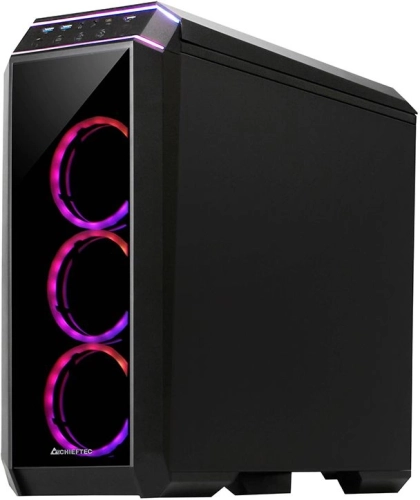 Корпус Chieftec Stallion II черный без БП ATX 4x120mm 1xUSB2.0 2xUSB3.1 audio bott PSU (GP-02B-UC-OP) фото 2