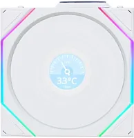 Вентилятор для корпуса Lian-Li Uni Fan TL Wireless LCD 120 LCD Reverse ARGB 120х124x28 белый 4-pin 31дБ (G99.12RTLLCD1W1W.R0) Ret
