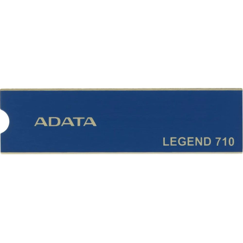 Твердотельный накопитель SSD ADATA ALEG-710-1TB PCIe Gen3x4 with NVMe, 2400/ 1800, IOPS 180/ 150K, MTBF 1.5M, 3D NAND, 260TBW, 0,24DWPD, Heat Sink, Bulk