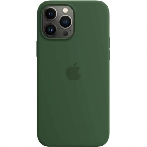 Чехол Apple MagSafe для iPhone 13 Pro Max, силикон, «зелёный клевер» (MM2P3ZE/A)