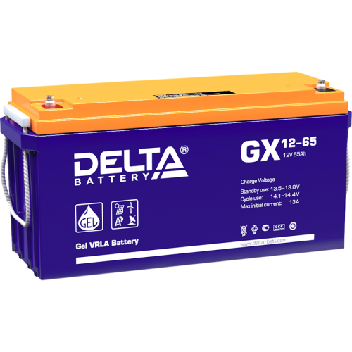 Аккумуляторная батарея DELTA BATTERY GX 12-65