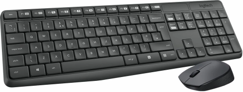 Беспроводная клавиатура/ мышь MK235 RUS BLACK 920-007949 LOGITECH