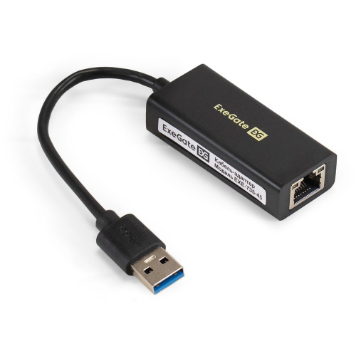 Exegate EX283722RUS Кабель-адаптер EXE-735 USB3.0 --] UTP 1000Mbps AX88179