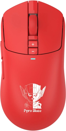 Мышь A4Tech Bloody R72 Pro красный/белый/рисунок оптическая 26000dpi беспров. USB-C 7but (R72 PRO PYRO BLAZE)